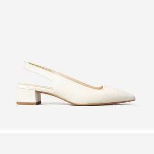 The Editor Slingback Heel (cream, size 11)
